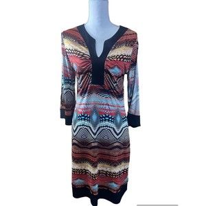 Papillion Blank Colorful Modern Geometric Rouched Front